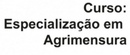 Curso Especialização em Agrimensura -10ª remessa