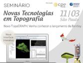 CPE Tecnologia apresenta gratuitamente novidades no software Topograph, da Bentley