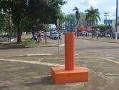 Marco geodésico instalado em frente à Prefeitura de Ariquemes (RO) é homologado pelo IBGE