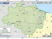 IBGE atualiza limites de municípios no mapa da Amazônia Legal 