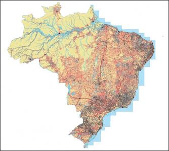 IBGE disponibiliza versão integrada da Base Cartográfica Contínua do Brasil na escala 1:250.000