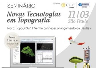 CPE Tecnologia apresenta gratuitamente novidades no software Topograph, da Bentley