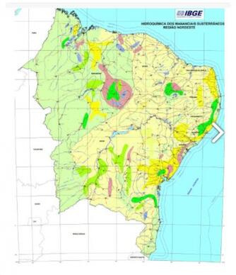 IBGE disponibiliza mapas vetoriais de Rondônia e da região NE
