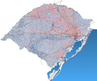 IBGE lança base cartográfica do Rio Grande do Sul 