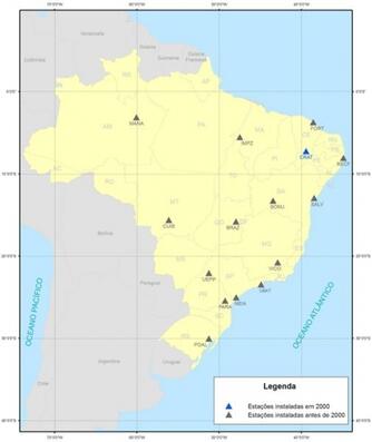 IBGE divulga Análise dos Dados da Rede Brasileira de Monitoramento Contínuo dos Sistemas GNSS