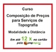  (EAD) - Composição de Preços para Serviços de Topografia