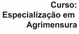 Curso Especialização em Agrimensura -10ª remessa
